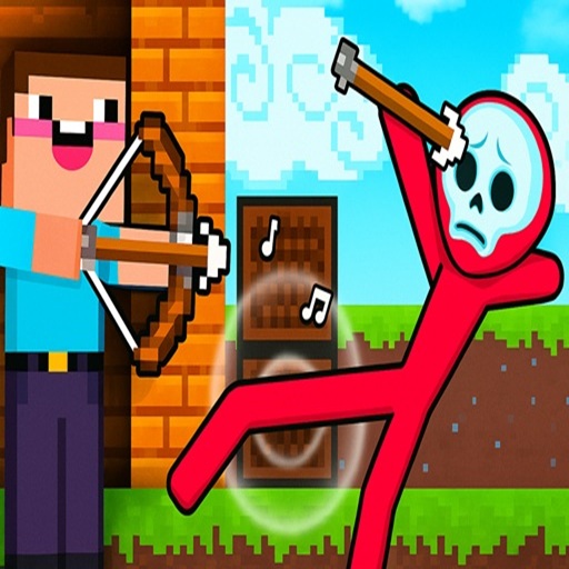 Noob archer vs Stickman Zombie: tagabaril ng zombie